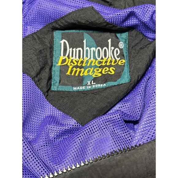 Dunbrooke VINTAGE Jacket Coat Purple 90s Hood Net Lining Mid Length Size XL - Picture 5 of 9